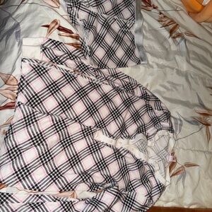 Victoria's Secret Cream and Pink Knit Top